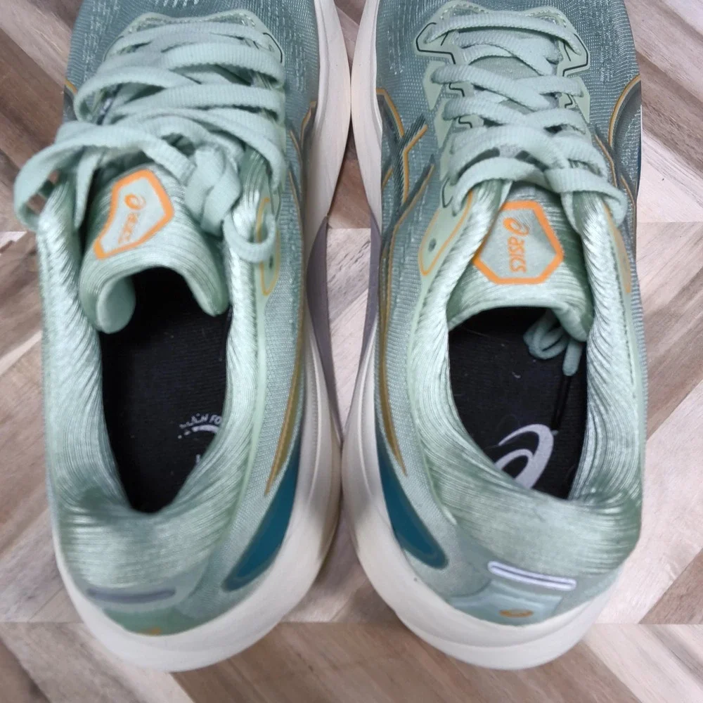 Asics Gel Kayano 30 Dark Jade Orange - 1011B548 Mens 9 Athletic Running Shoes